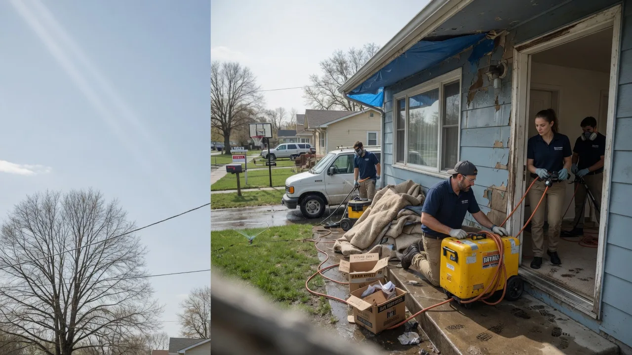 Basement Flood Cleanup in Fieldon, IL near me